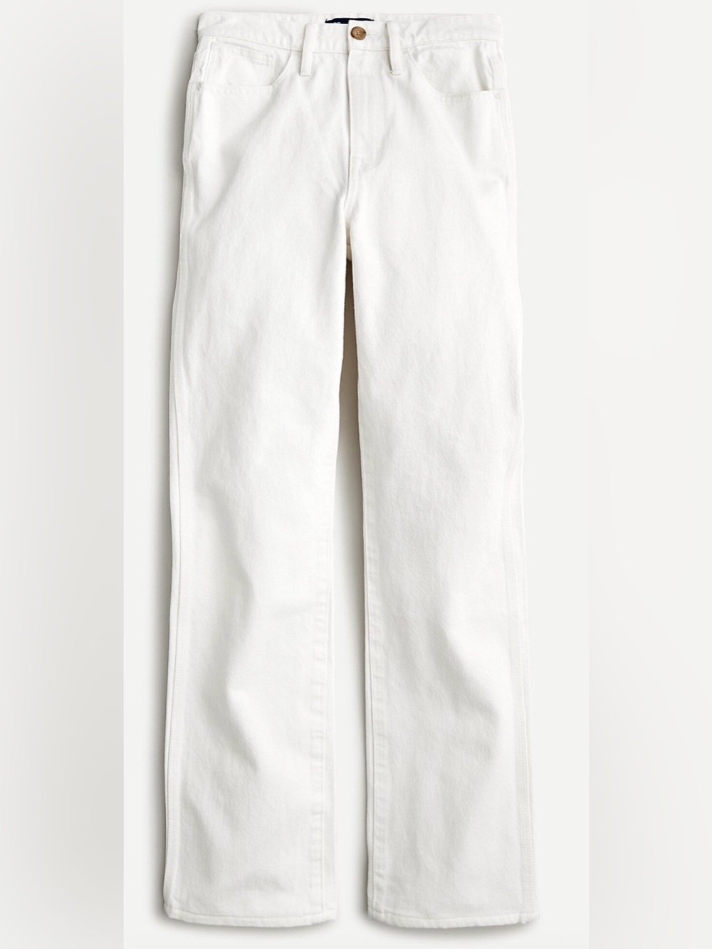 J.Crew Petite Rigid Full-Length Bootcut Jean White 25” waist